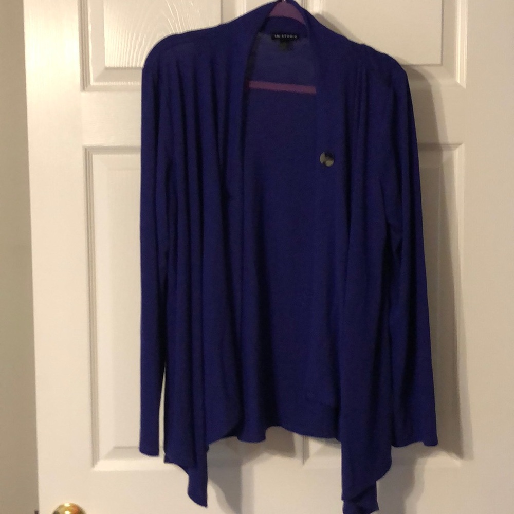 I.N. Studio purple cardigan
